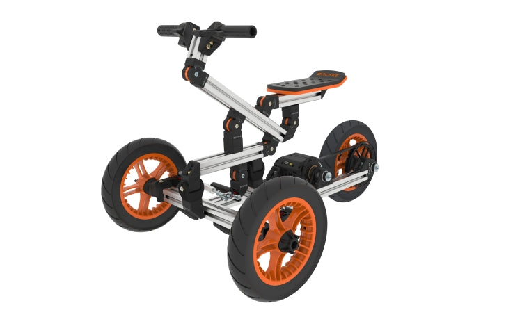 Modular Design High Strength Material Electric Innovation Kart, More Than 20 Kinds Of Assembly Methods, Suitable For Outdoor Sports, Parent Child Interaction,Promotion Plus A S Kit