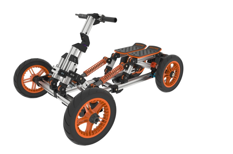 Modular Design High Strength Material Electric Innovation Kart, More Than 20 Kinds Of Assembly Methods, Suitable For Outdoor Sports, Parent Child Interaction,Promotion Plus A S Kit