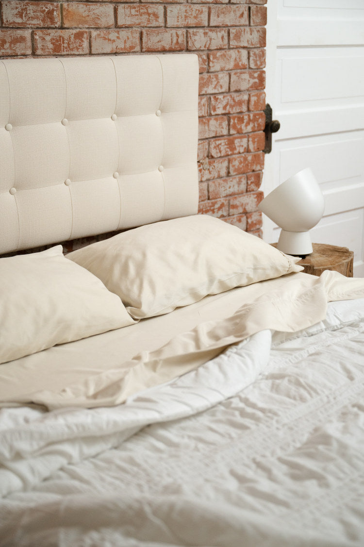4 Piece Cream Bamboo King Hypoallergenic Sheet Set