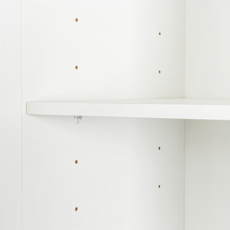 Stackable Wall Mounted Storage Cabinet, 15.75" D X 15.75" W X 70.87" H, White