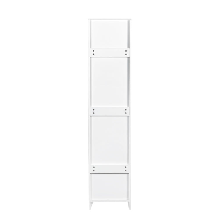Stackable Wall Mounted Storage Cabinet, 15.75" D X 15.75" W X 70.87" H, White