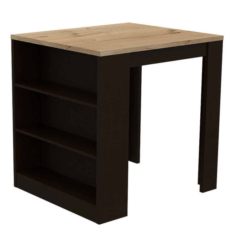 3 Drawer Kitchen Island Wenge And Pine