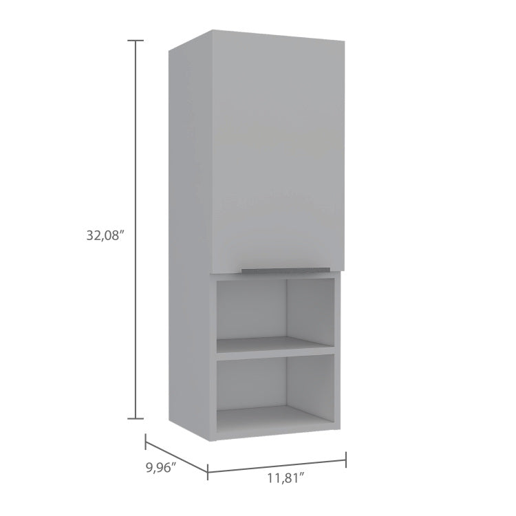 Kingston Rectangle 2 Shelf Medicine Cabinet White