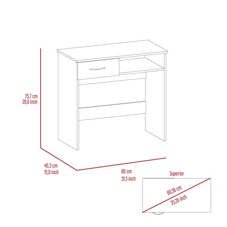 2 Piece 7 Shelf 1 Drawer Home Office Set Wenge