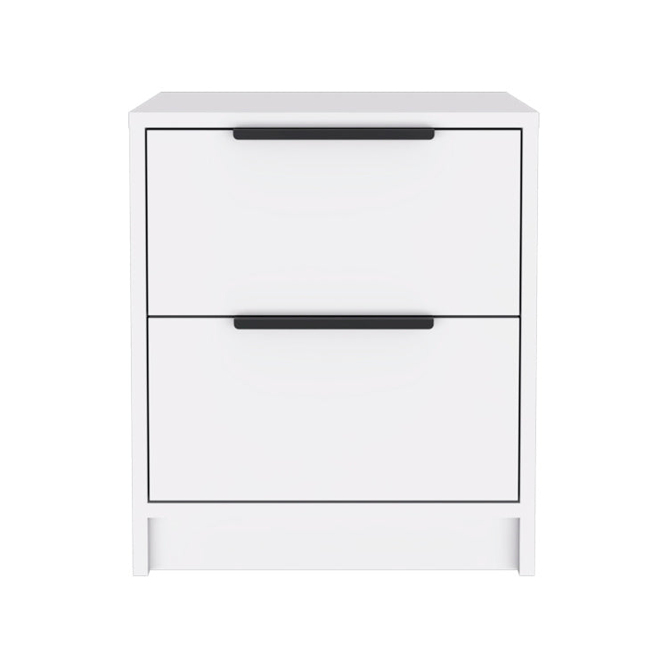 Cannon 2 Drawer Nightstand White