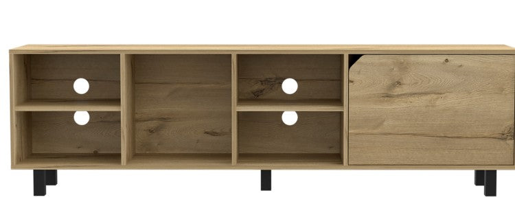 Harwich 5 Shelf Tv Stand Light Oak