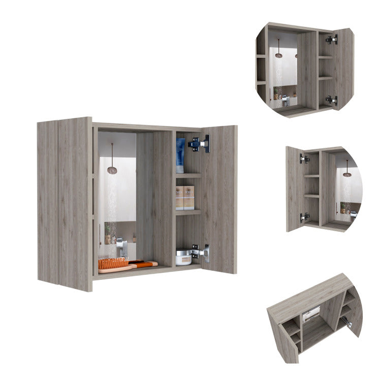 Ellegrini 1 Drawer Medicine Cabinet Light Grey