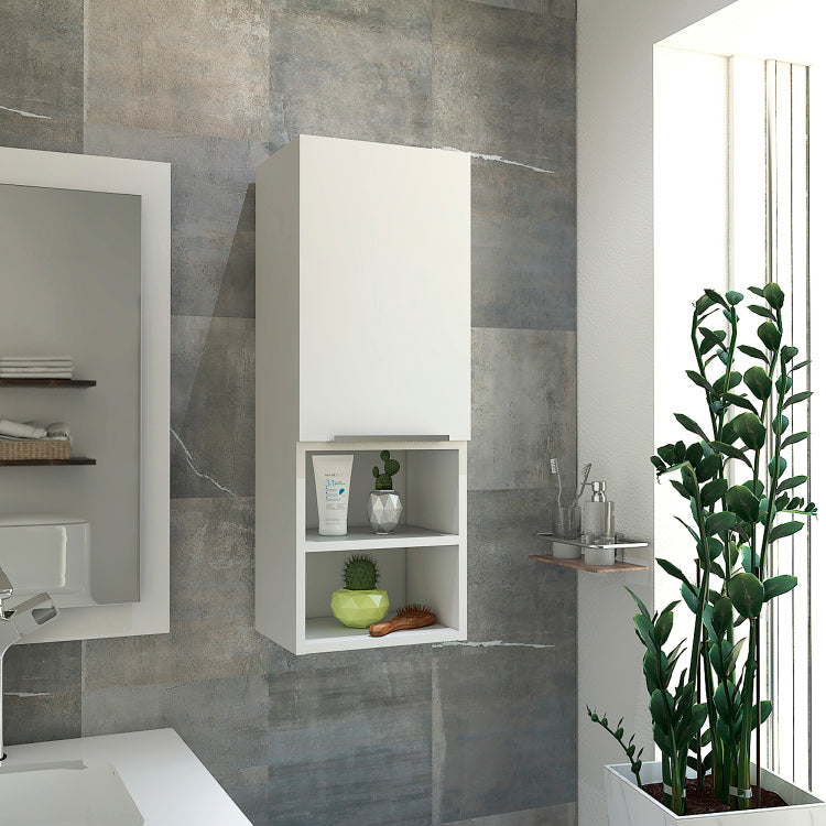 Kingston Rectangle 2 Shelf Medicine Cabinet White