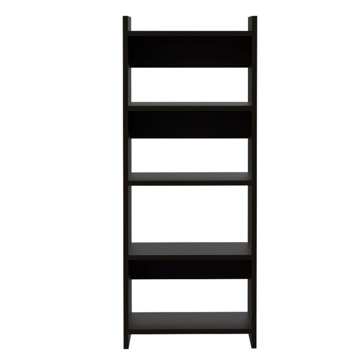 2 Piece 7 Shelf 1 Drawer Home Office Set Wenge