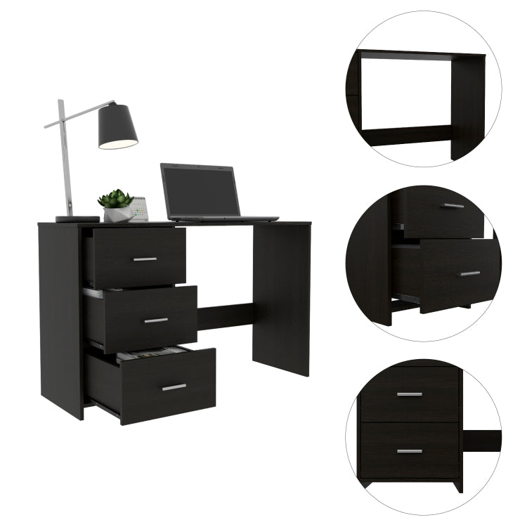 3 Drawer Writing Desk Wenge