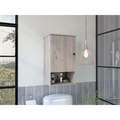 Kensington 1 Shelf Medicine Cabinet Light Grey
