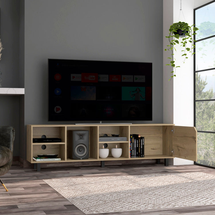 Harwich 5 Shelf Tv Stand Light Oak
