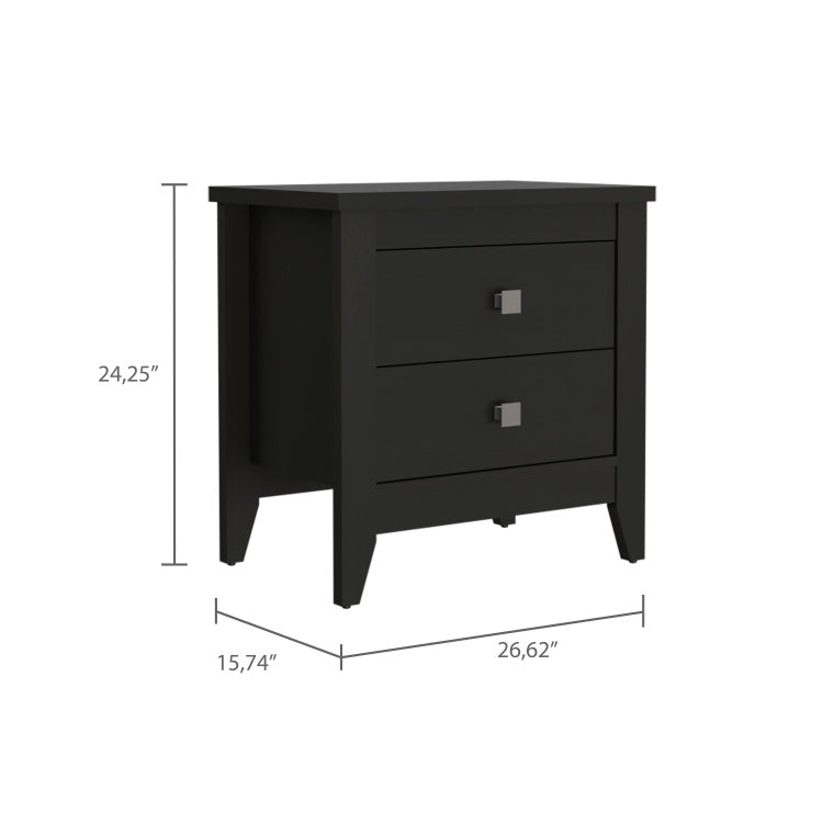 2 Drawer Nightstand Wenge