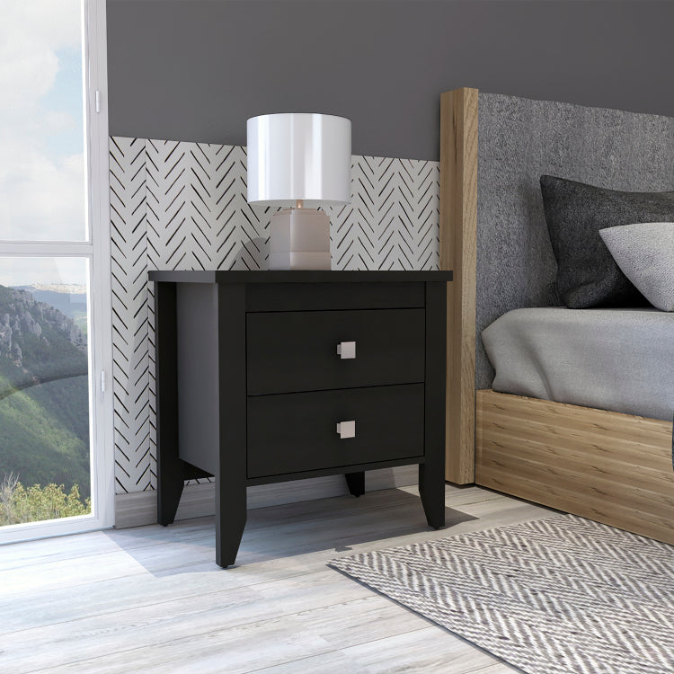 2 Drawer Nightstand Wenge