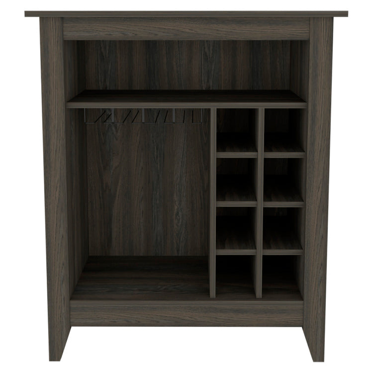 Canaan 6 Bottle 1 Drawer 1 Shelf Bar Cabinet Carbon Espresso