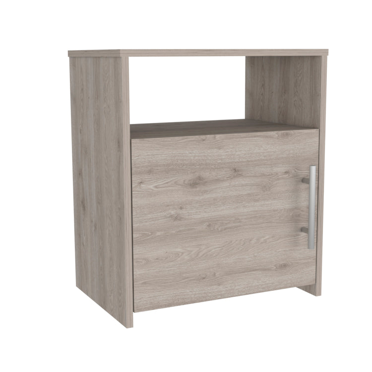 Florian 1 Shelf Nightstand Light Grey