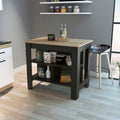 3 Shelf Kitchen Island Wenge And Light Oak