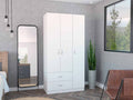 Rowaton 2 Drawer 3 Door Armoire White