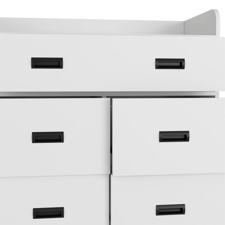 Edgemont 5 Drawer Dresser White