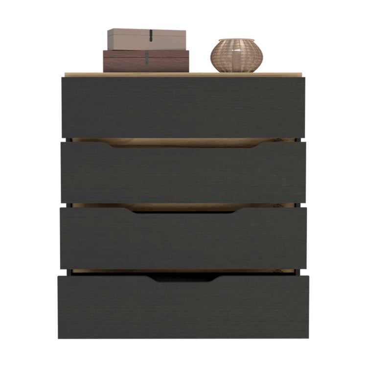 4 Drawer Dresser Wenge And Light Oak