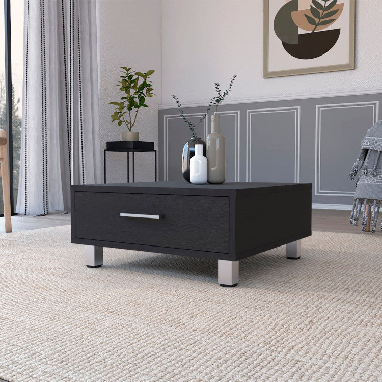 Wenge 1 Drawer Rectangle Coffee Table