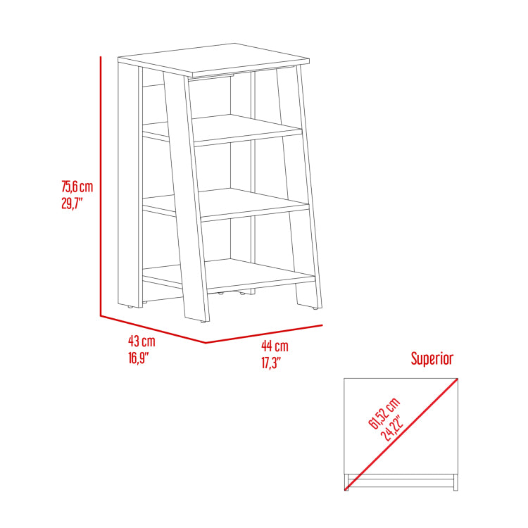 Nashua 4 Shelf Linen Cabinet Light Oak And White