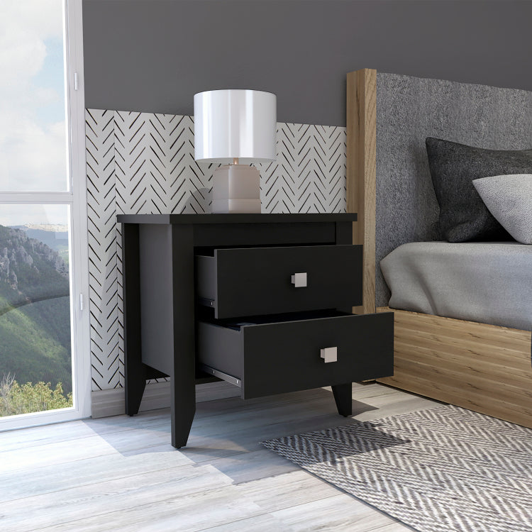 2 Drawer Nightstand Wenge