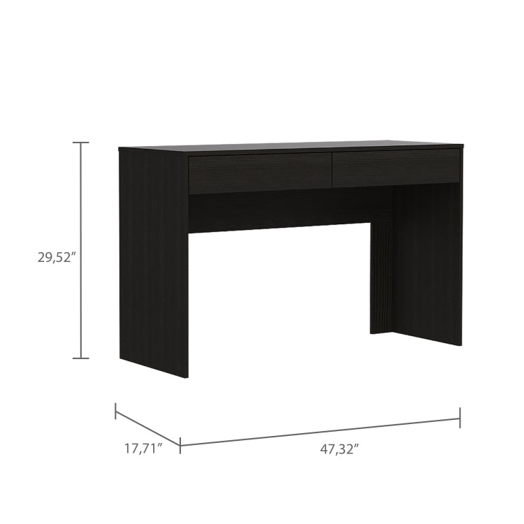 Wenge 2 Drawer Computer Desk