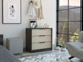 Cannon 3 Drawer Rectangle Dresser Wenge And Light Oak