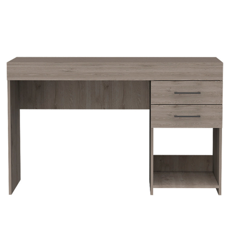Berkeley 1 Shelf 2 Drawer Computer Desk Light Grey