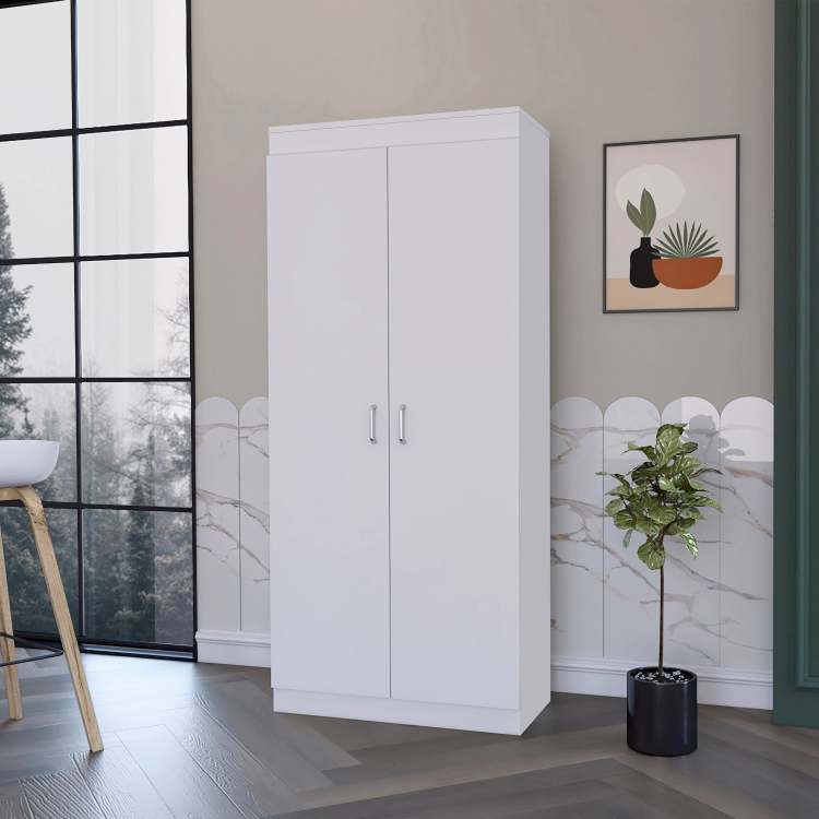 Cherry Hill 5 Shelf Pantry Cabinet White