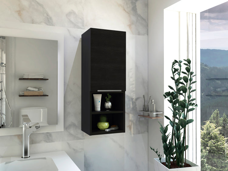 Wenge Rectangle 2 Shelf Medicine Cabinet