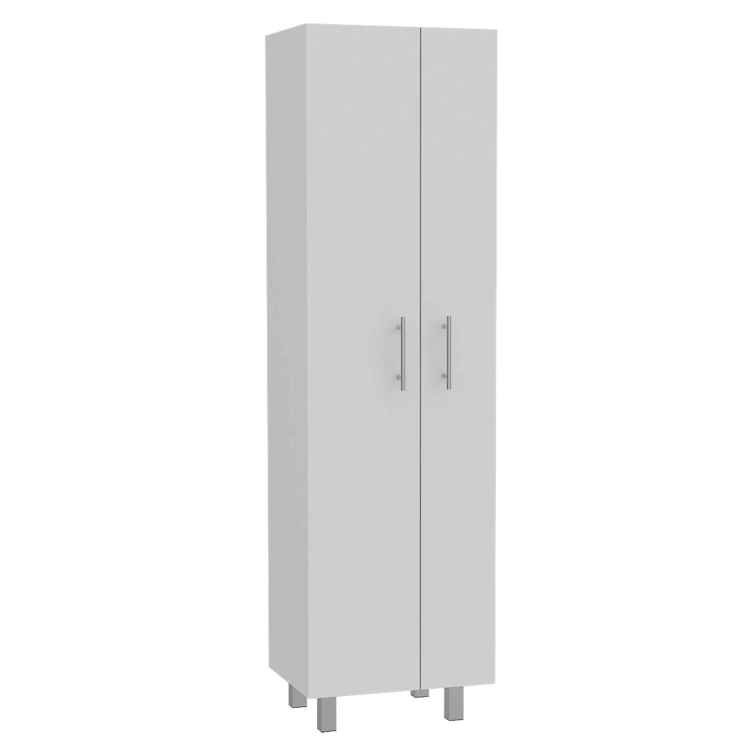 Halifax 2 Door Rectangle Closet Pantry White