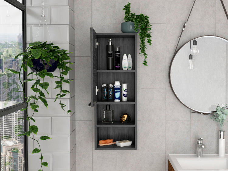 Smokey Oak Rectangle 2 Shelf Medicine Cabinet
