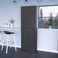 Rectangle 2 Door Storage Tall Cabinet Wenge