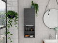 Smokey Oak Rectangle 2 Shelf Medicine Cabinet