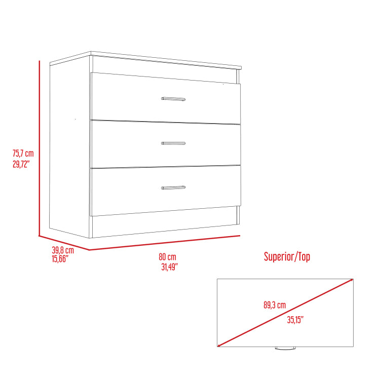3 Drawer Dresser Wenge