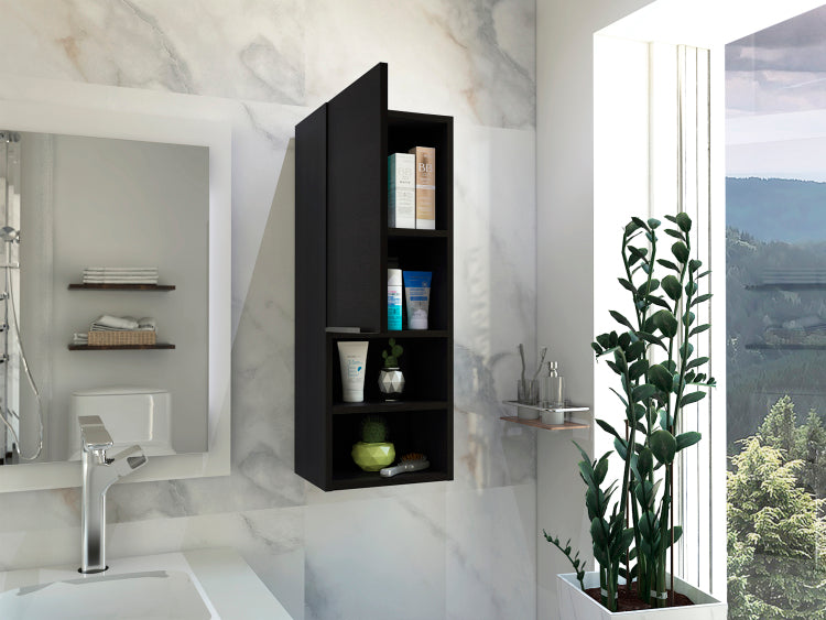 Wenge Rectangle 2 Shelf Medicine Cabinet