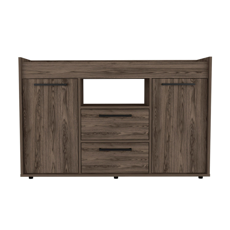 Chapella 2 Drawer Sideboard Dark Walnut