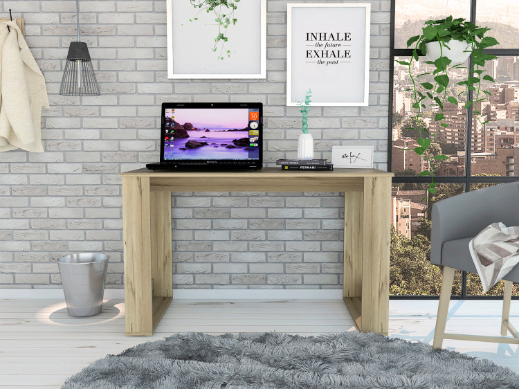 Lacey Rectangle Computer Desk Smokey Oak