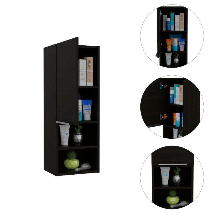 Wenge Rectangle 2 Shelf Medicine Cabinet