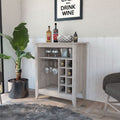 Canaan 6 Bottle 1 Drawer 1 Shelf Bar Cabinet Light Grey