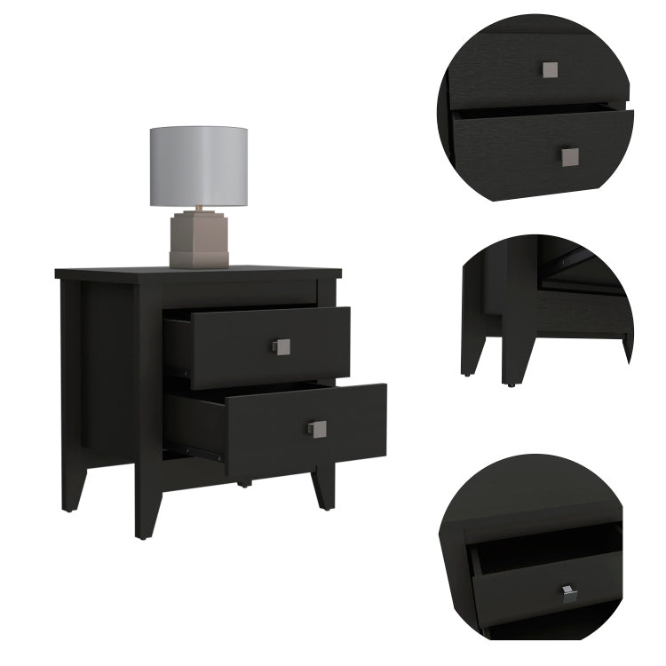 2 Drawer Nightstand Wenge