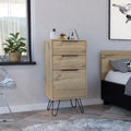 Meriden 3 Drawer Rectangle Dresser Light Oak