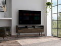 Haven 2 Drawer 3 Shelf Tv Stand Dark Walnut