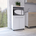 Charlotte 1 Shelf 2 Door Kitchen Pantry White