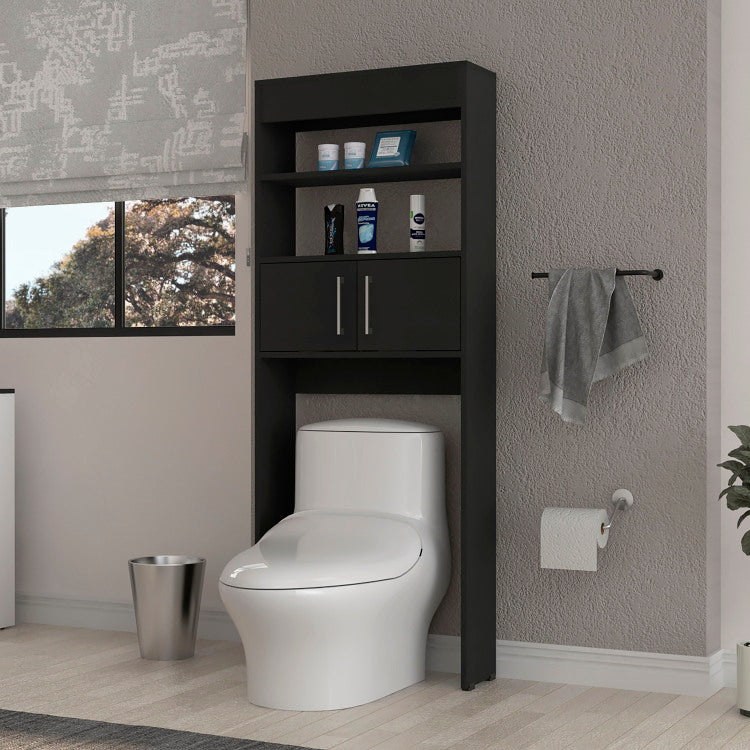 Morley 2 Shelf Over The Toilet Cabinet Wenge