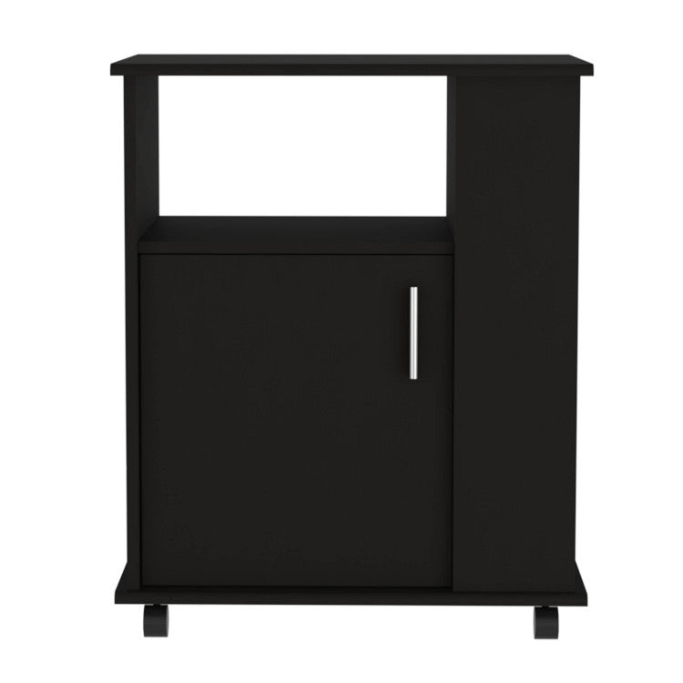 4 Shelf Microwave Cabinet With Caster Wenge