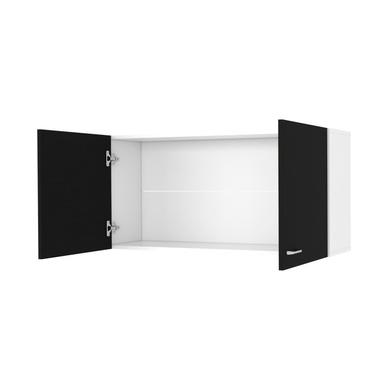 Carbon Espresso Rectangle 2 Door Wall Cabinet