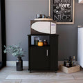 4 Shelf Microwave Cabinet With Caster Wenge